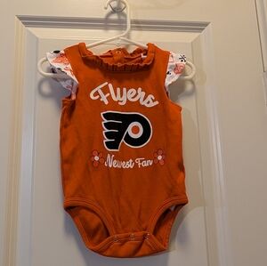 Baby Girl Philadelphia Flyers Hockey Onesie